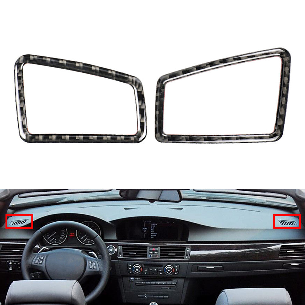 LHD Dashboard Side Air Vent Outlet Cover Trim for BMW 3 Series E90 E92 E93 05-12