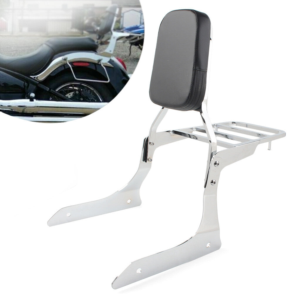 Backrest Sissy Luggage Rack Passenge for Yamaha Stryker 1300 XVS1300 2011-17