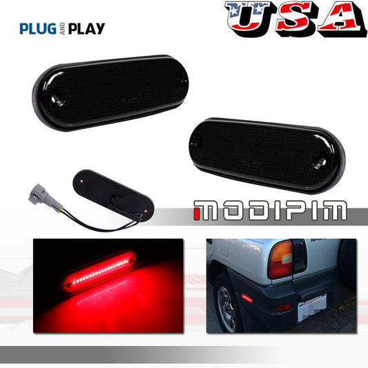 [Plug and Play] Smoked Lens LED Rear Marker Light for 1996-2000 for Toyota Rav4