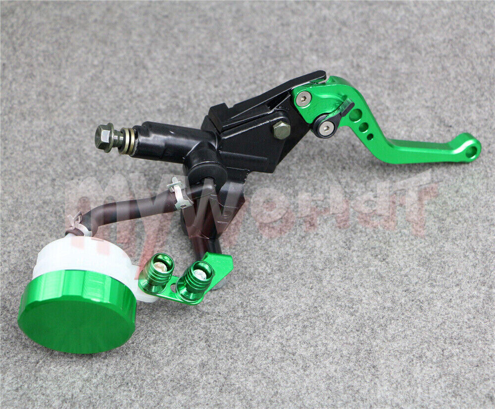 Fit for SUZUKI Motorcycle 22mm Clutch Brake Levers Master Cylinder Reservoir Set