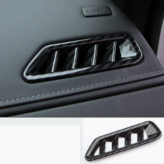 for Cadillac XT4 2018-20 Carbon Fiber Car Instrument Upper Air Vent Outlet Cover