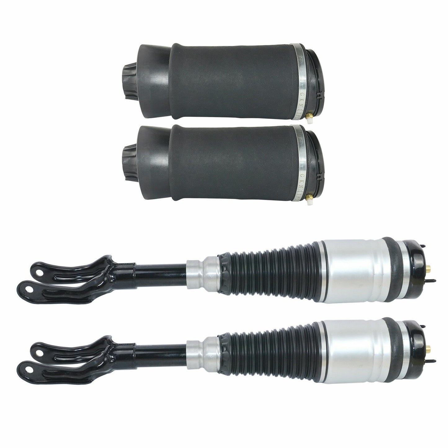 2XFits for Jeep Grand Cherokee Front Air Suspension Strut + Rear Air Spring Bags