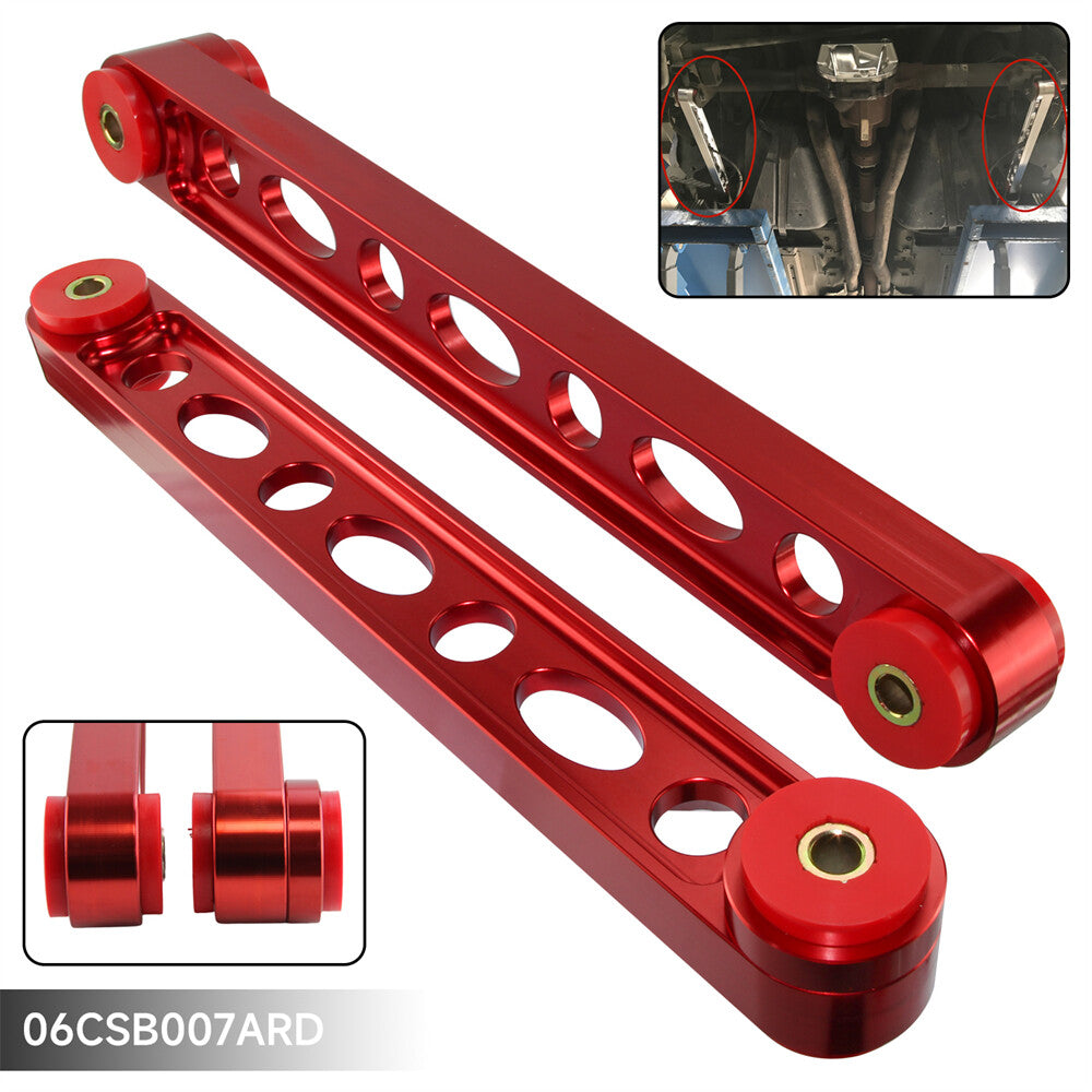 Polyurethane Aluminum Rear Lower Control Arm For 2005-2014 for Ford for Mustang GT Red