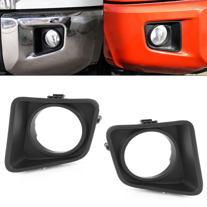 2x LED Fog Light Garnish Bezel Trim Cover Left+Right for Toyota Tundra 2014-2021
