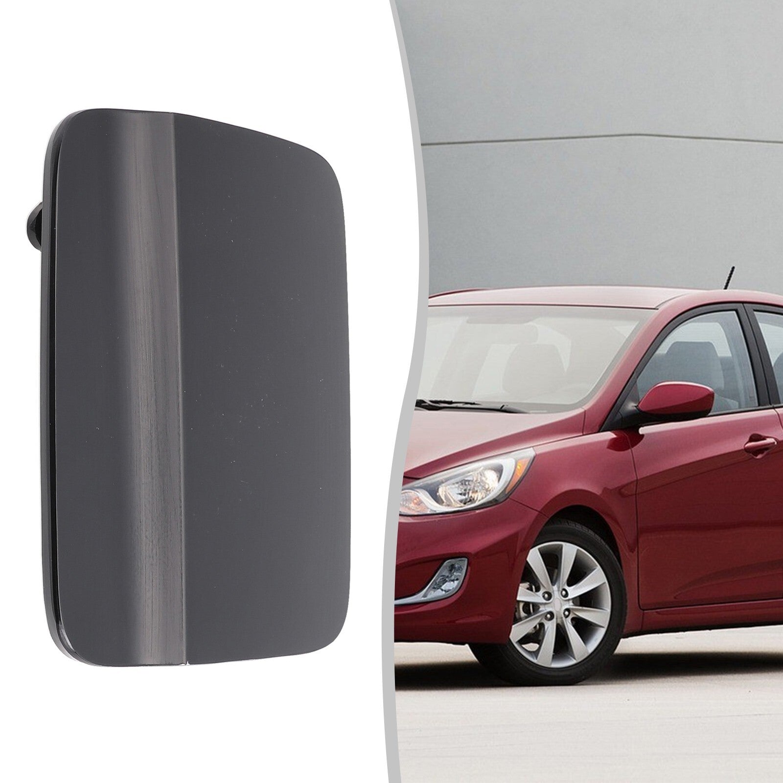 Black Fuel Door Cap Cover for Hyundai Accent Verna 4DR 2006-2011,69510-1E001