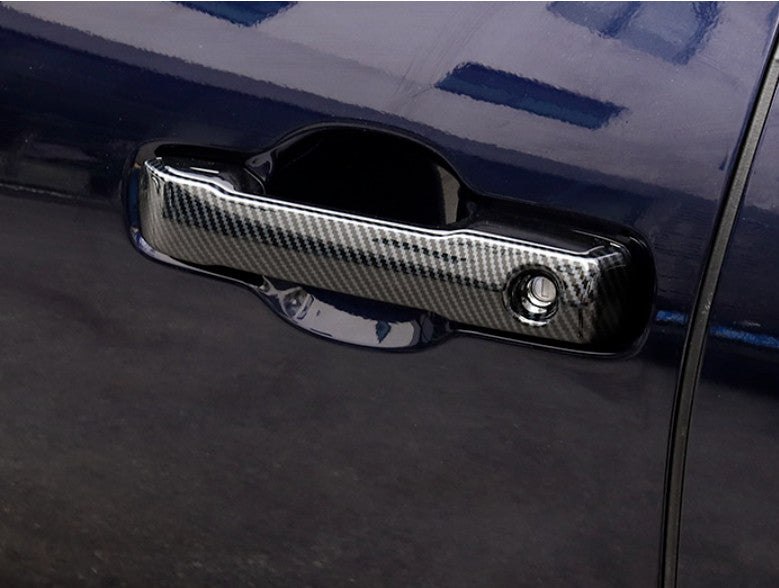 Carbon fiber exterior door handle cover trim suitable for Toyota Tenderra 2022 2023