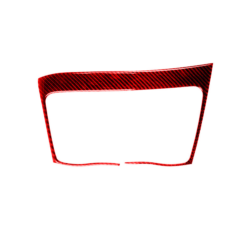 Red Carbon Fiber Dashboard Surround Display Trim for Honda CRV CR-V 2012-2016