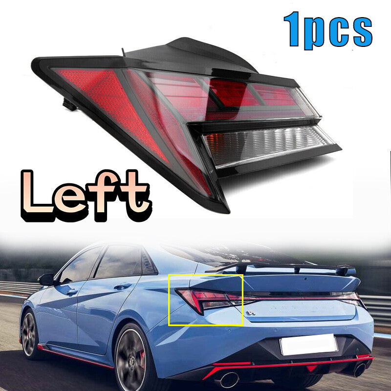 1-piece set for Hyundai for Elantra 2021-2022 2X left LED taillight and brake light outer cover