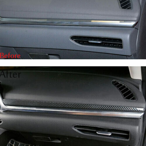 for Hyundai Sonata 2020-2023 Carbon Fiber Console Dashboard Stripe Cover Trim