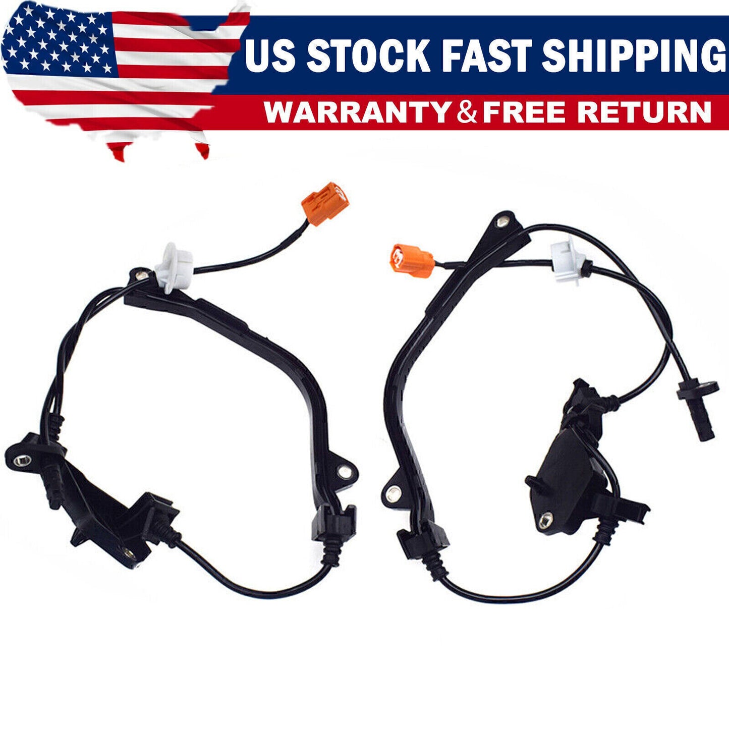 2pc ABS Speed Sensor Front Right + Left for Honda Accord 03-07 for Acura TSX 04-08