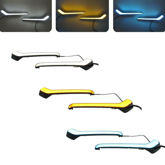 for Honda for Civic 2020-2021 Hatchback 2pcs LED Driving Lights Turn Signal Lamp AT