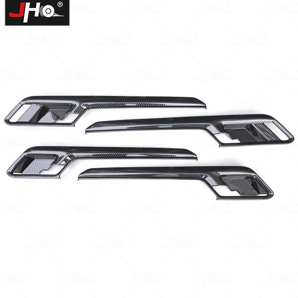 Carbon Fiber Inner Door Handles Panel Trim Cover For Silverado/ for GMC for Sierra 2022+