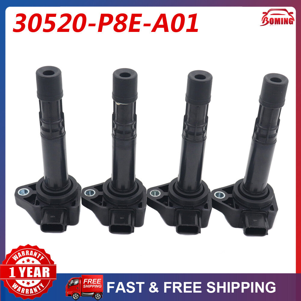 4 Ignition Coils for Honda Accord Odyssey CL TL 30520-P8E-A01 UF242
