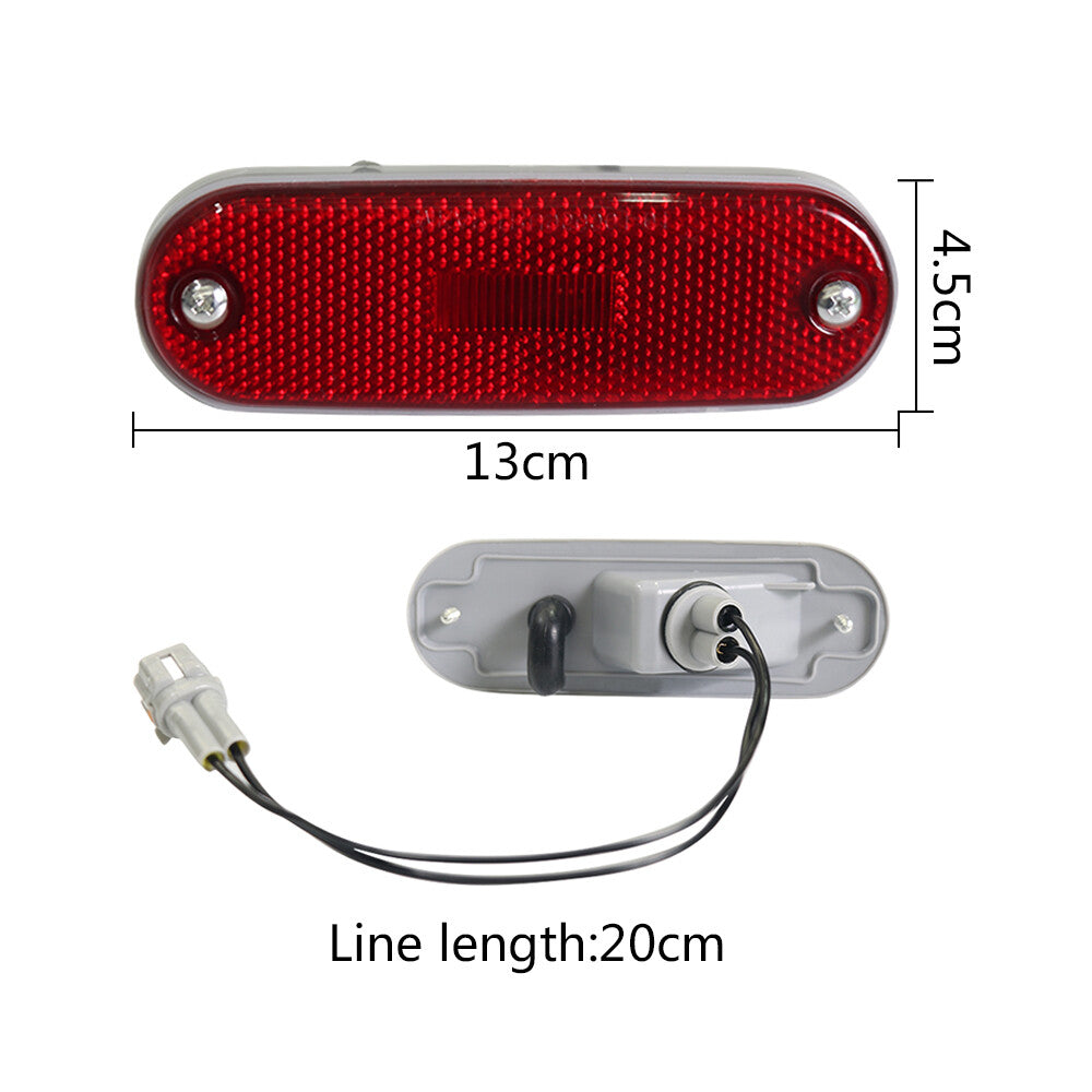 2x Rear Bumper Reflector Left+Right Marker Signal Lamp for Toyota 1996-2000 RAV4