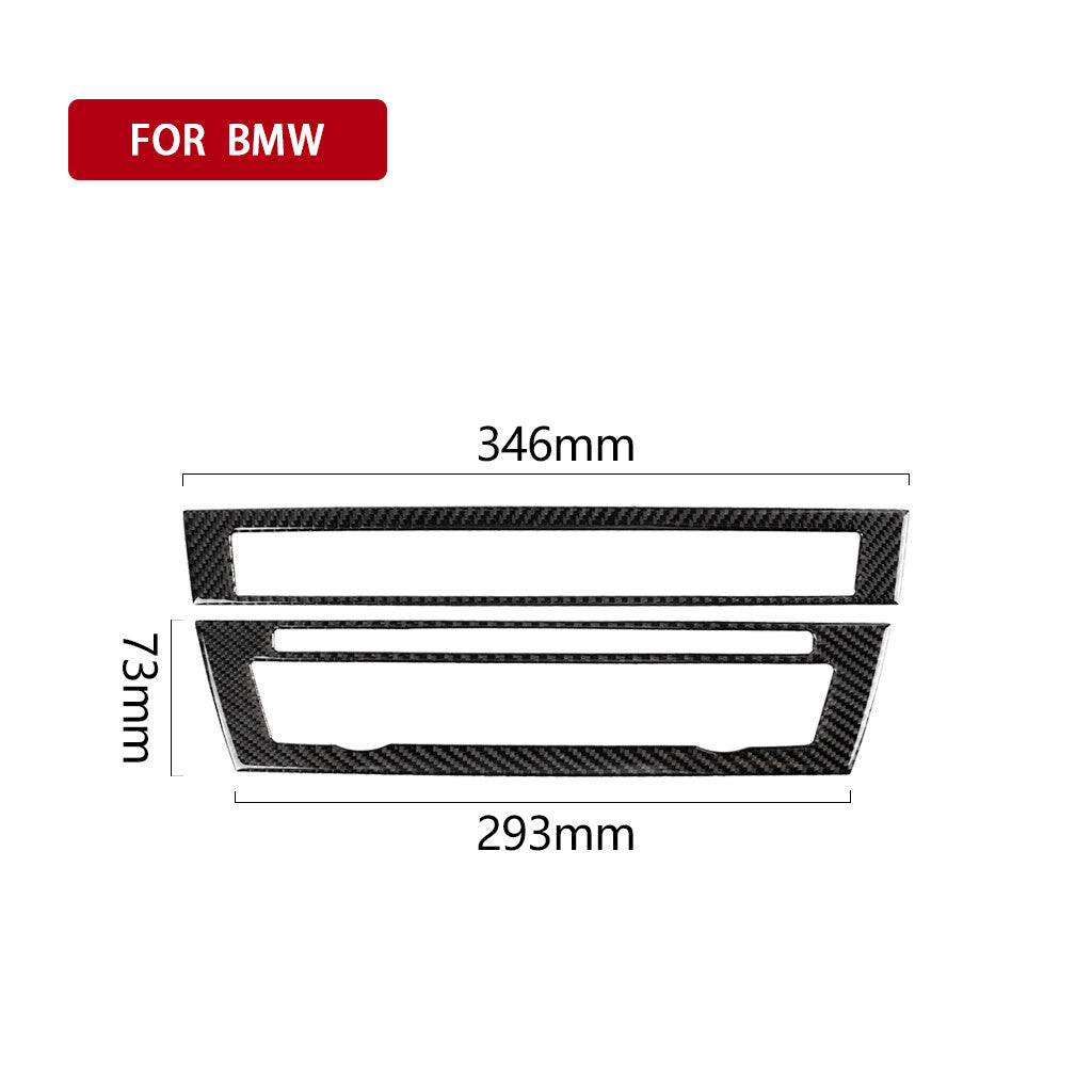 Carbon fiber CD control panel for BMW 5 Series F10 2011-2017