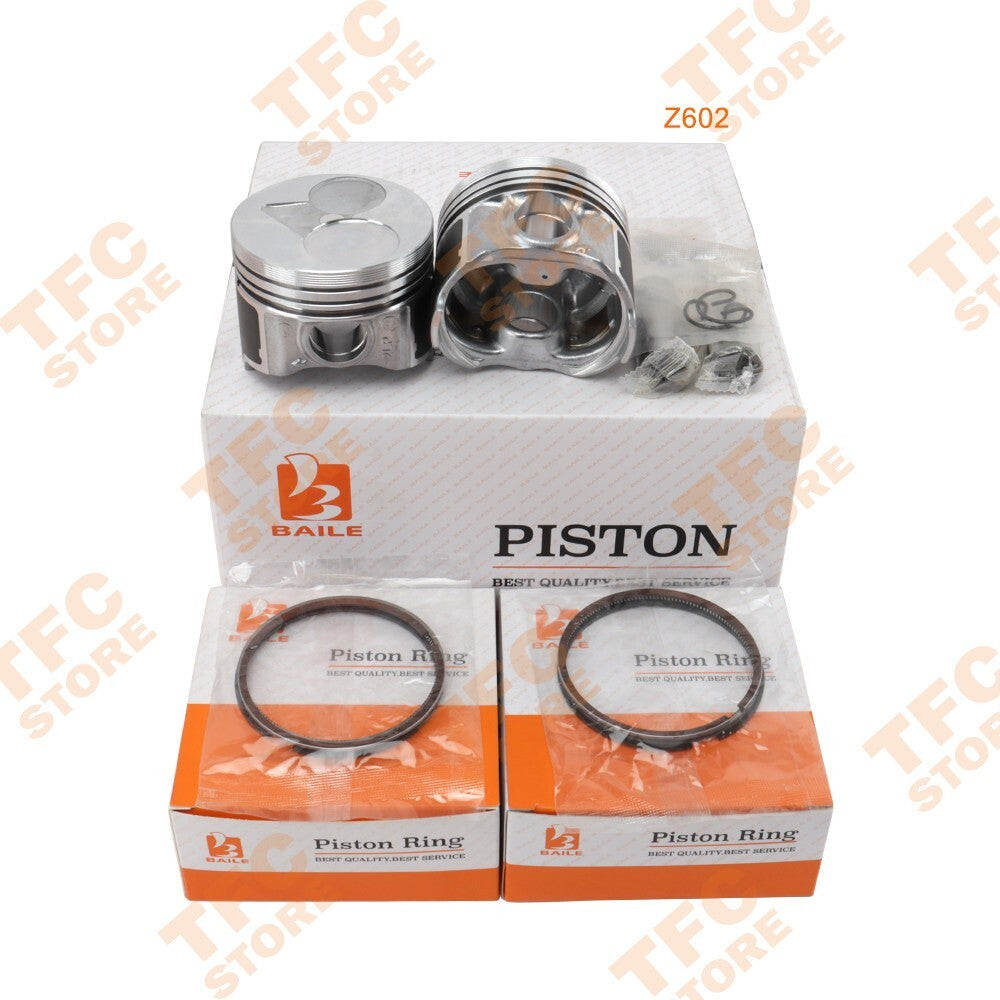 Z602 New 2 Sets Piston  Ring For Kubota Z602 Engine New