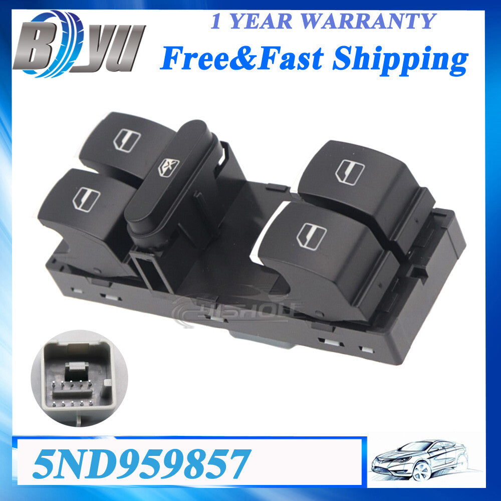 Front Left Power Window Switch for 09-17 for Volkswagen for Golf for Jetta for Passat CC for Tiguan