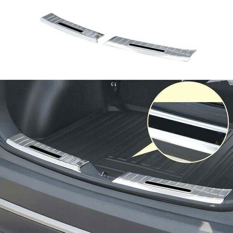 Inner Rear Bumper Guard Protector Steel Silver for Toyota for Corolla Cross 22-24 2P