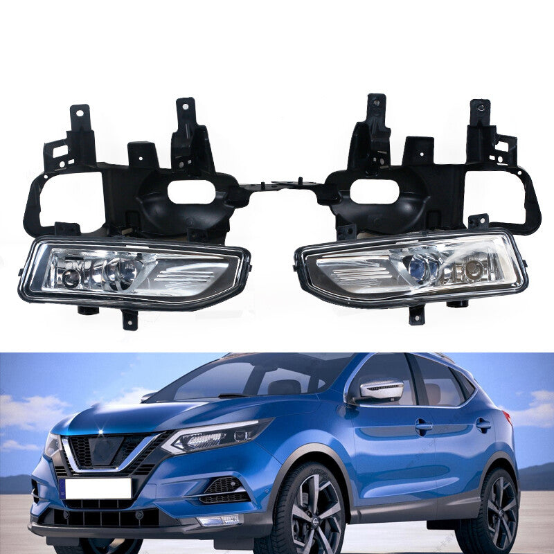 Front Bumper Halogen Fog Lamp Kit Set Harness 1Pair for NISSAN Qashqai 2018 2019