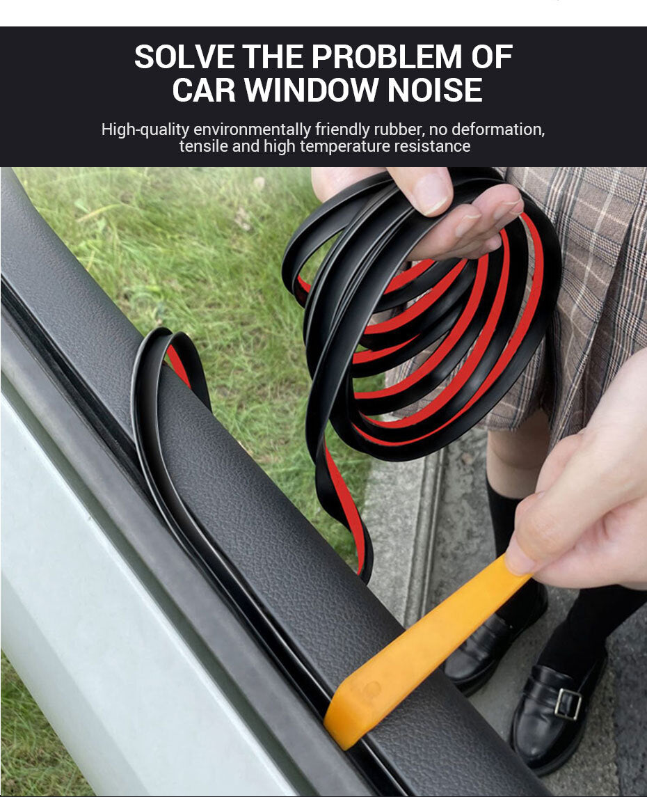 for Ram 13ft V-Shape Car Side Window Trim Edge Moulding Rubber Sealing Strip