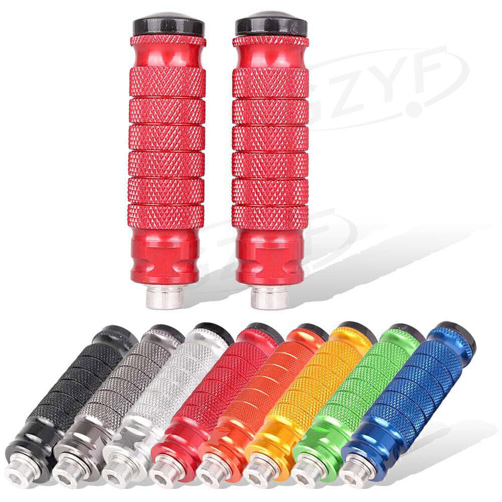 For Racing Rearsets STEPS+Bolts Aluminum 2x Universal Footrests Footpeg Pedals