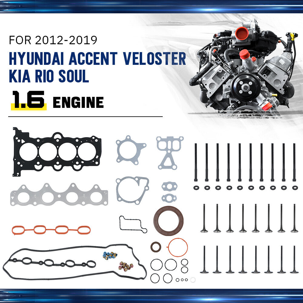Engine Head Gasket kit For 2012-2019 for Hyundai for Kia Accent Rio 1.6L L4 DOHC GEMMA