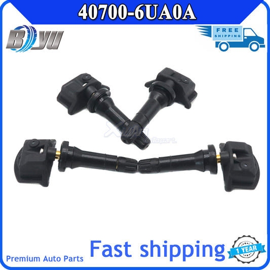 4-pack 407006UA0A TPMS for Nissan Altima Leaf 433MHz Tire Pressure Monitoring Sensors