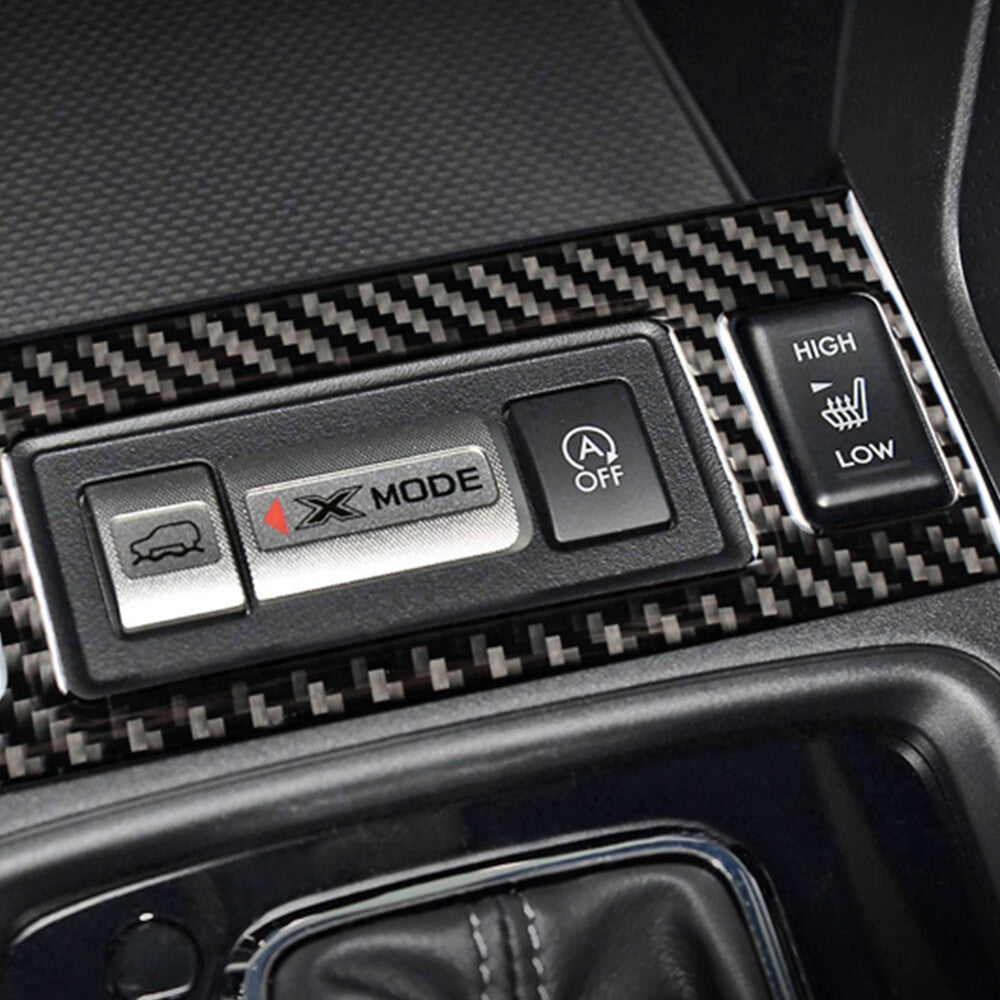 for Subaru Forester 2013-2018 Carbon Fiber Interior Sport Mode Button Cover Trim
