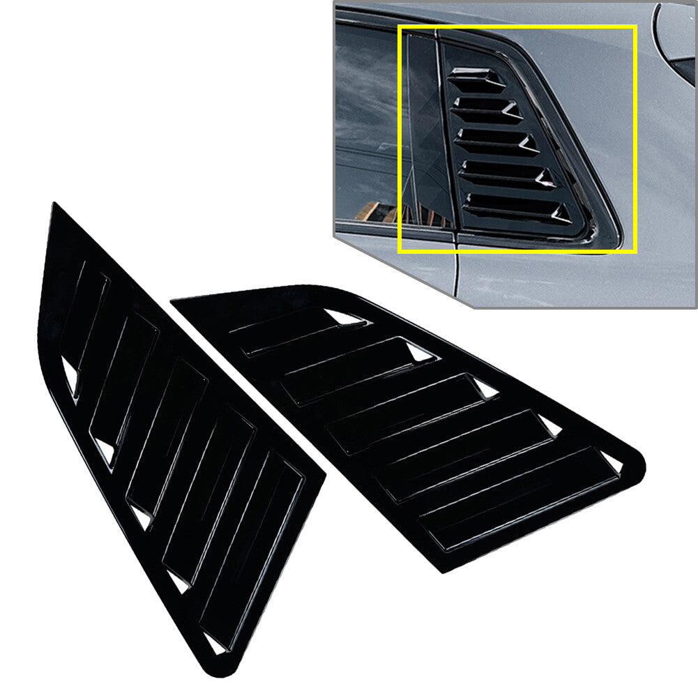 Rear Window Louvers Shutters Cover for Audi A3 S3 8Y Hatchback 2021-2024 2pcs