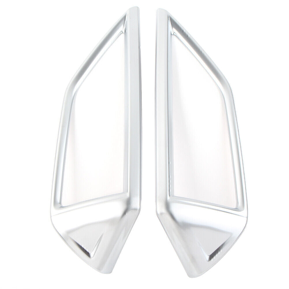 Front Middle Air Vent Cover Trim Fit for Subaru Forester 2019-2022 21 Matte Silver