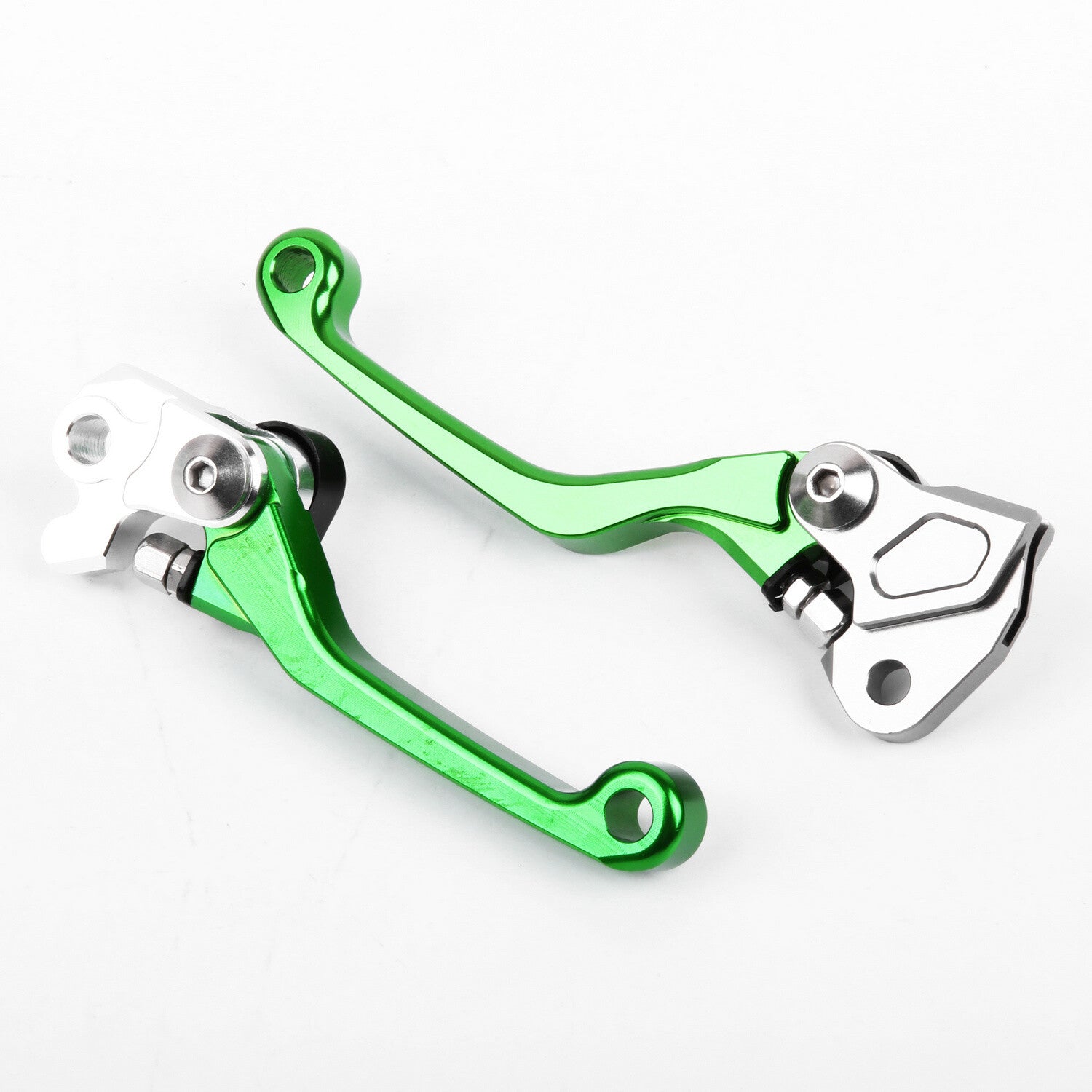 for Kawasaki KX125 2000-2005 Clutch Brake Levers Pivot Green US 2001 2002 2003