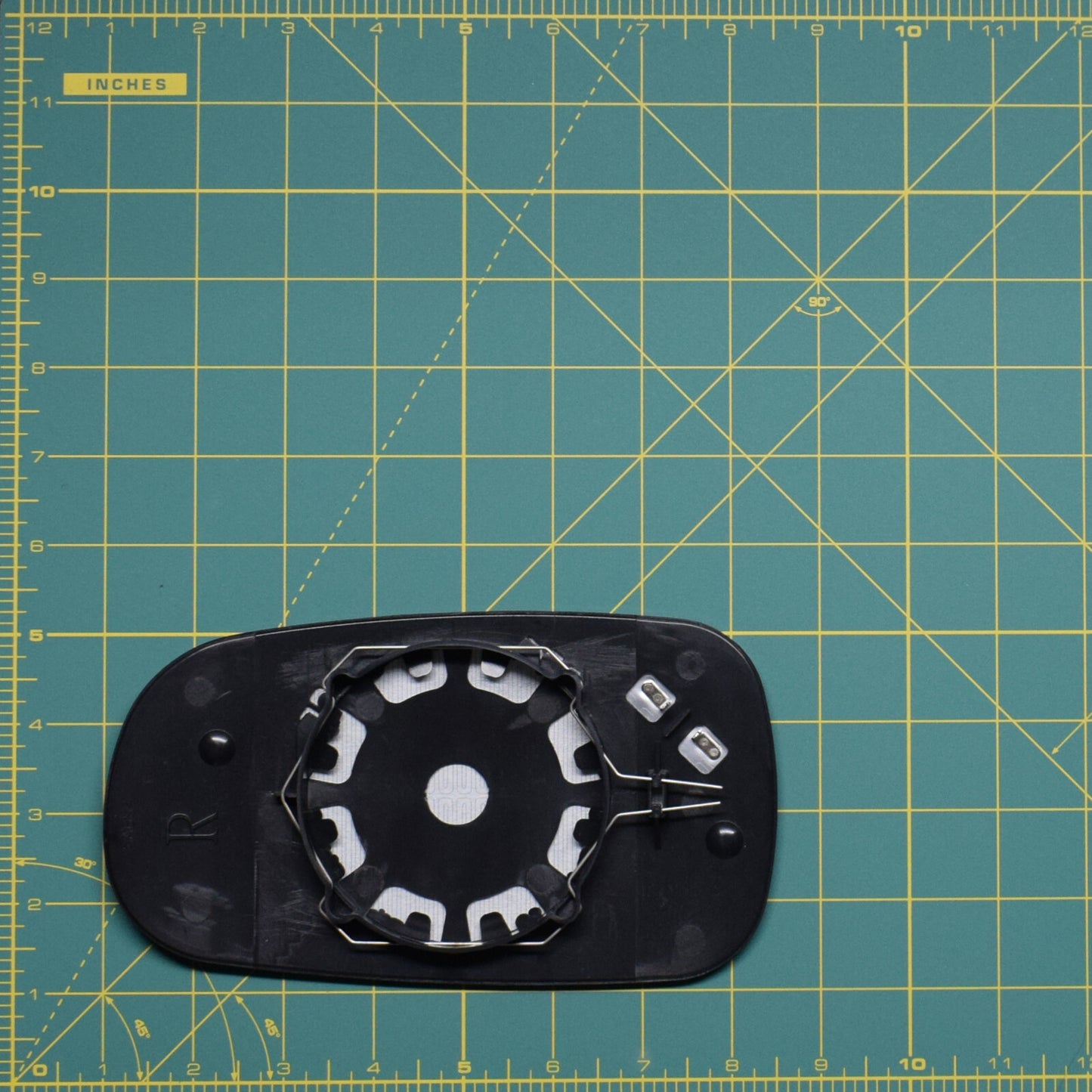 for Saab 9-5 9-3 2003-2008 Right Hand Side Wing Mirror Glass Heated With Base