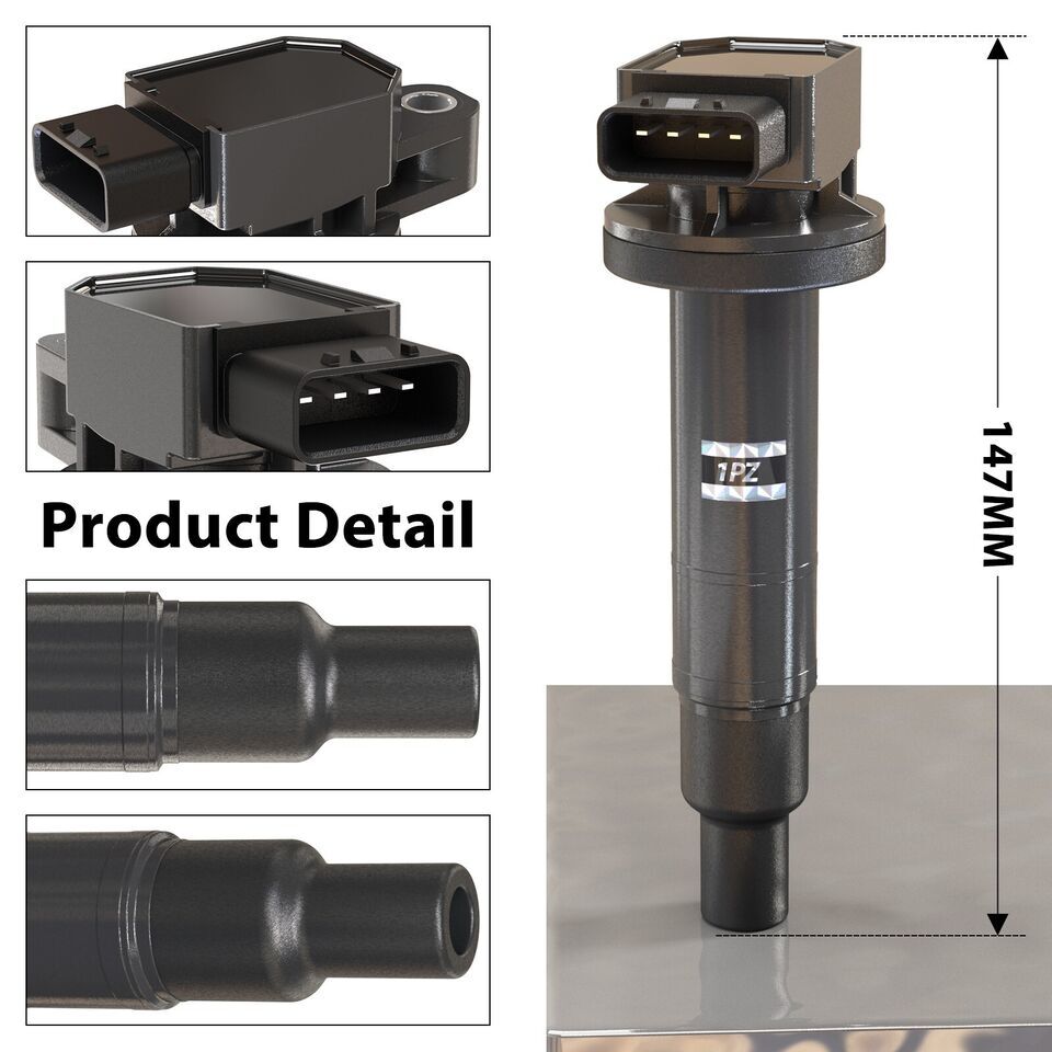 One-pack ignition coil 90919-02240 suitable for Toyota for Camry , Yaris, Prius, Echo 1.3L, 1.5L, 2.4L...