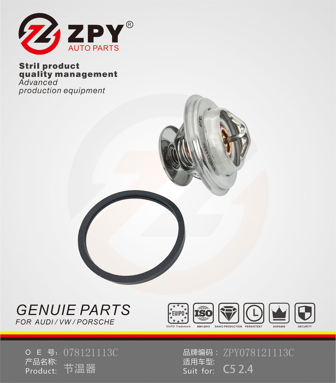 for Audi A4 A6 for A8 RS4 S4 S6 S8 for Skoda Superb for VW for Passat 2.5 2.8L Engine Thermostat