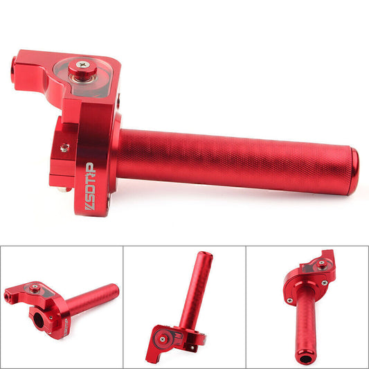 CNC 7/8 Handlebar Hand Grip Twist Throttle Accelerator Motorcycle Universal