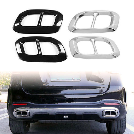 Exhaust Muffler Pipe Tip Tailpipe Cover Fit for Benz GLC GLE GLS X253 W167 2020-2022