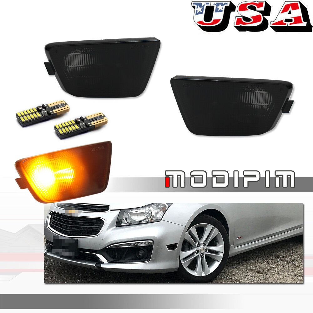 European-style side marker light strip with amber LEDs. Combo package for 2011-2015 for Chevrolet for Cruze .