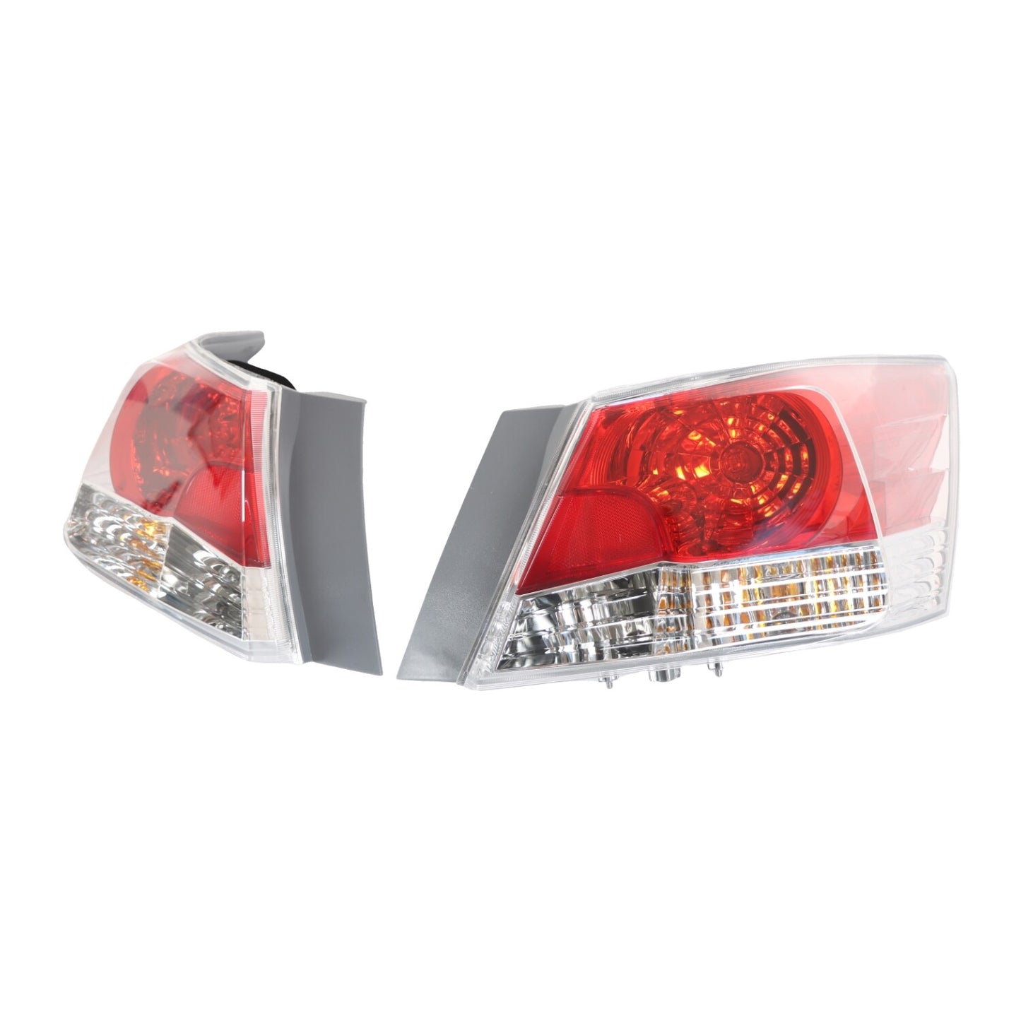 Set of 2 Tail Lights For 2008-2012 for Honda Accord EX Sedan LH RH with Bulbs