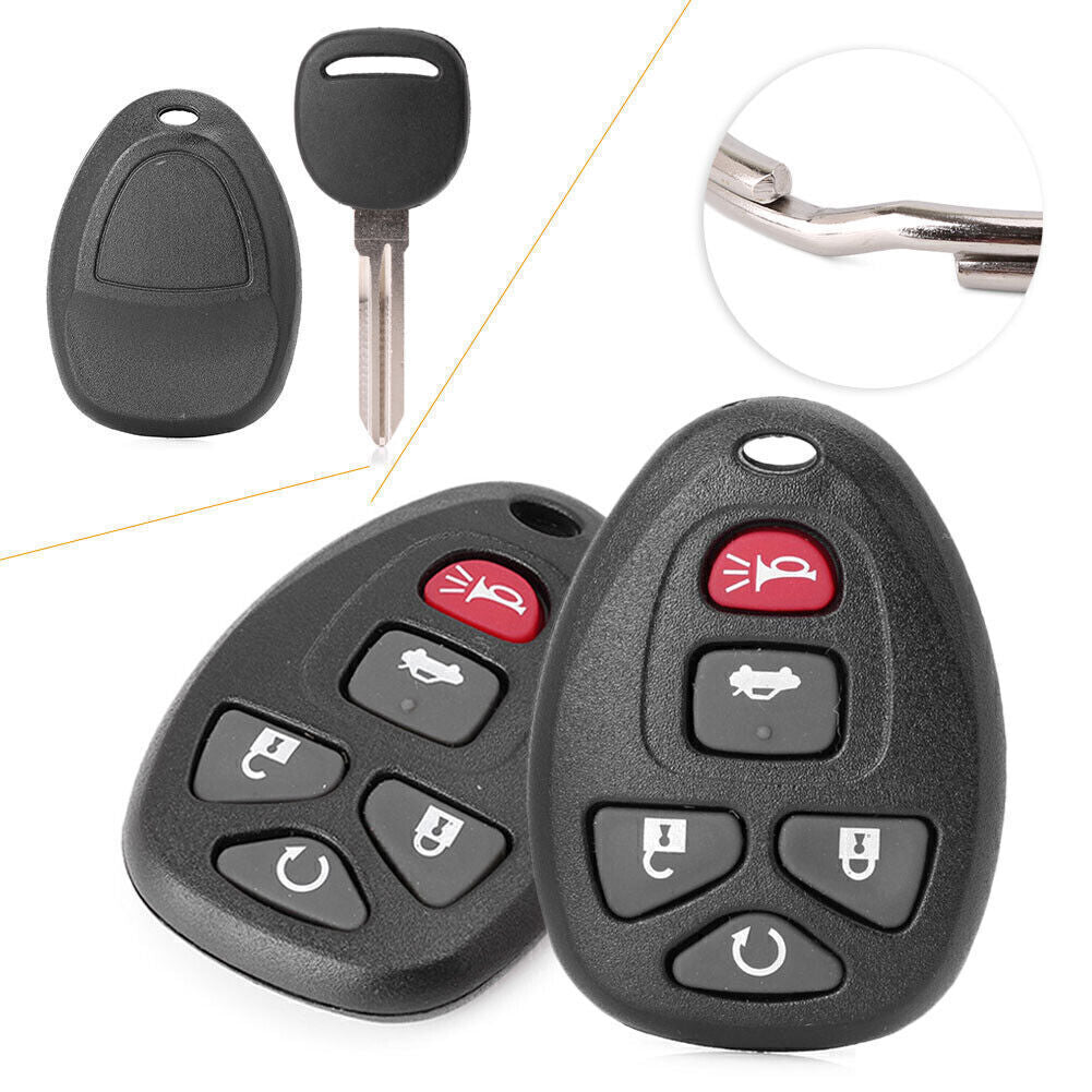 Remote Key Fob 5b Replacement Set for Pontiac G5 G6 Solstice for Saturn Pair Car