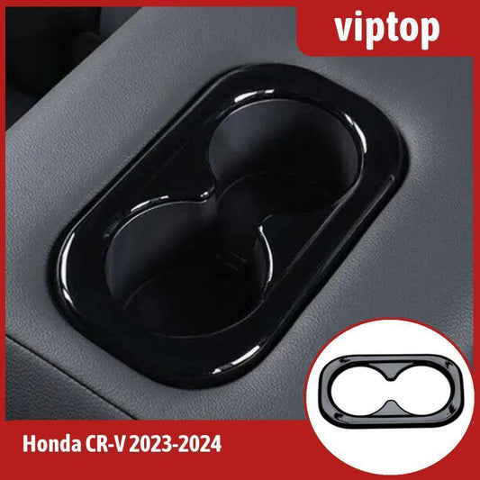2023-2024 for Honda CR-V Black Rear Water Cup Holder frame Cover Accessories