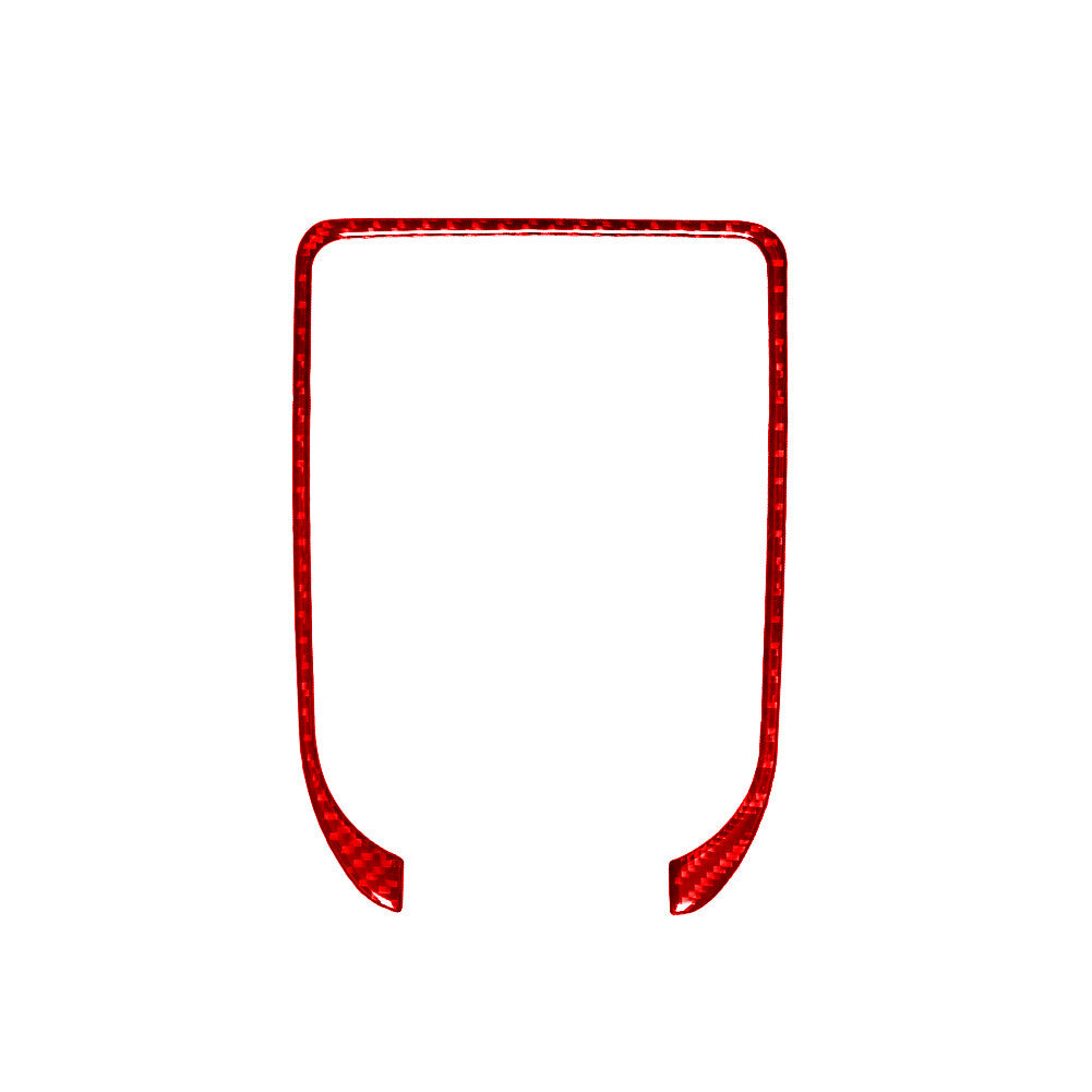 Red Carbon Fiber Switching Console Frame Trimming for Land Rover Discovery Sport 15-19