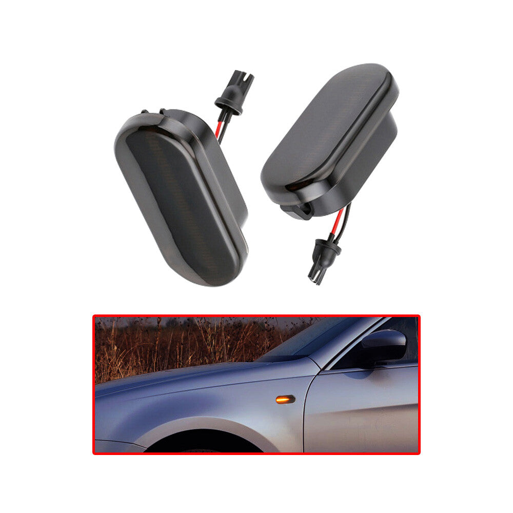 Turn Signal Marker Light Lens Smoked LED Dynamic Side For C-Max Fusion