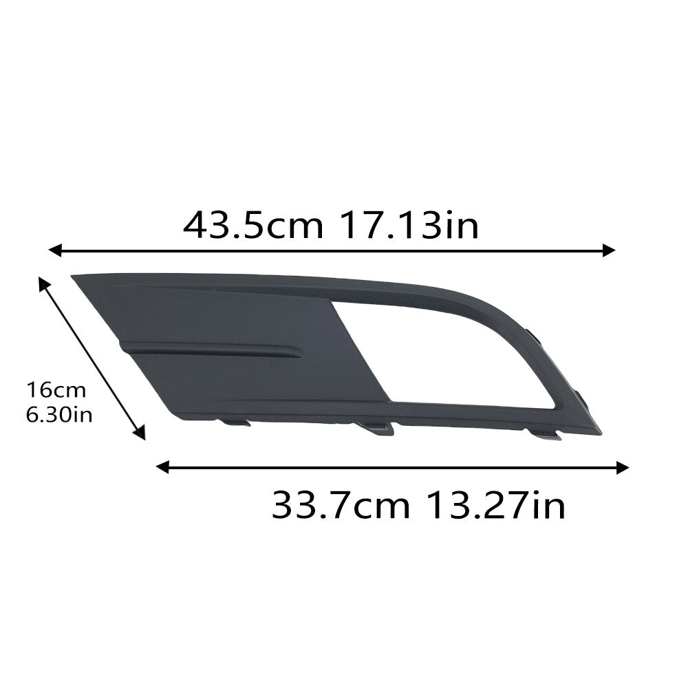 F¨¹r for VW for Jetta 2015-2017 L¨¹ftungsgitter Sto?f?nger Nebelscheinwerfer Rahmen Links