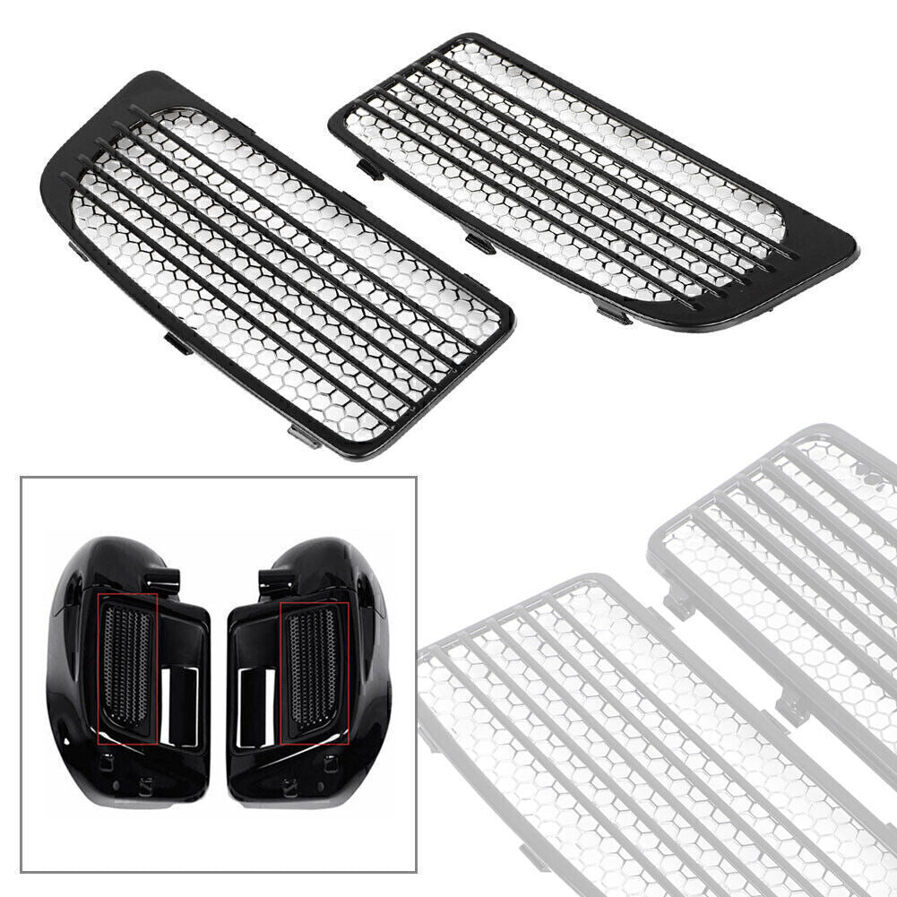 Black Radiator GrillsScreens Fit for Harley Electra Glide Low Ultra Limited FLHTKL