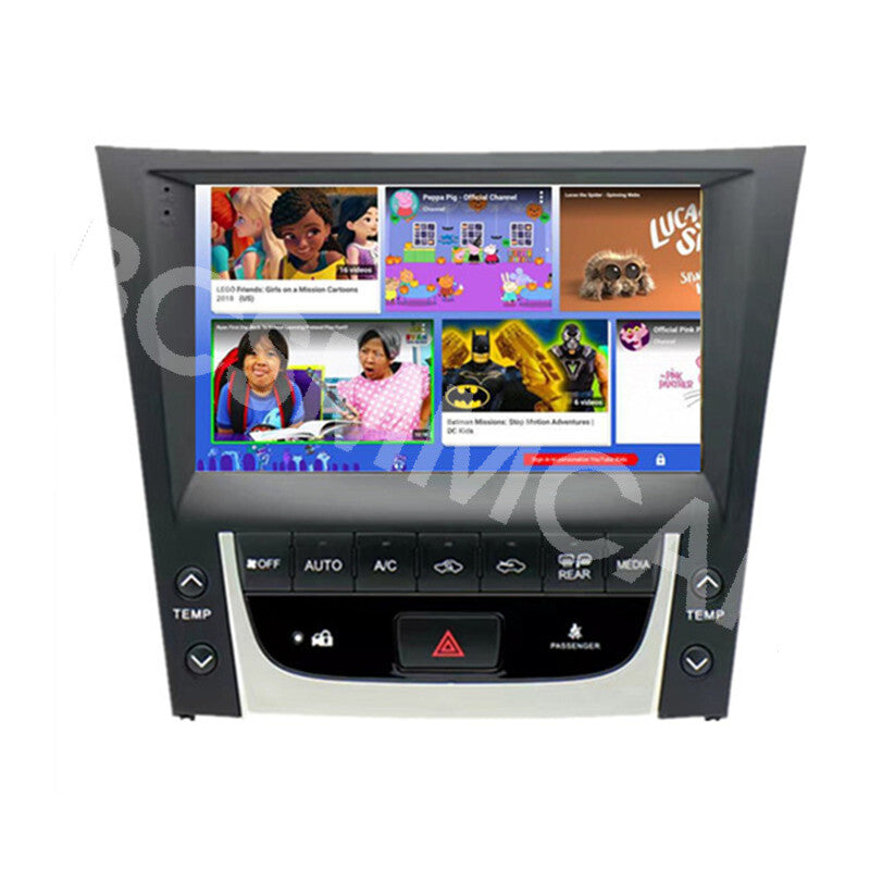 9IN Android 13 Fit for Lexus GS 300 350 430 450 GPS Headunit Radio 2005-2011