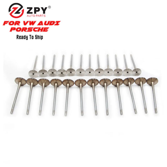ZPY 24x for VW Touareg for Audi A4 A5 A6 A7 Q5 Q7 3.0T Intake Exhaust Valves Set