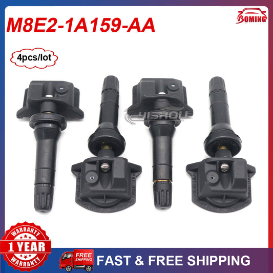 New Tire Pressure Sensor (TPMS) 4-piece set M8E2-1A159-AA for Land Rover for Defender