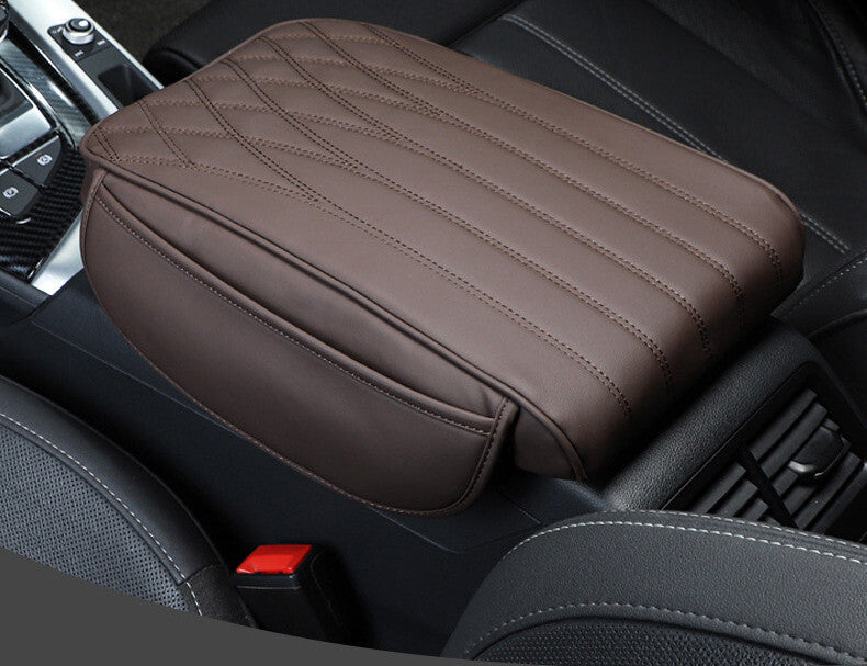 Car Accessories PU Armrest Cushion Cover Auto Center Console Box Pad Protector