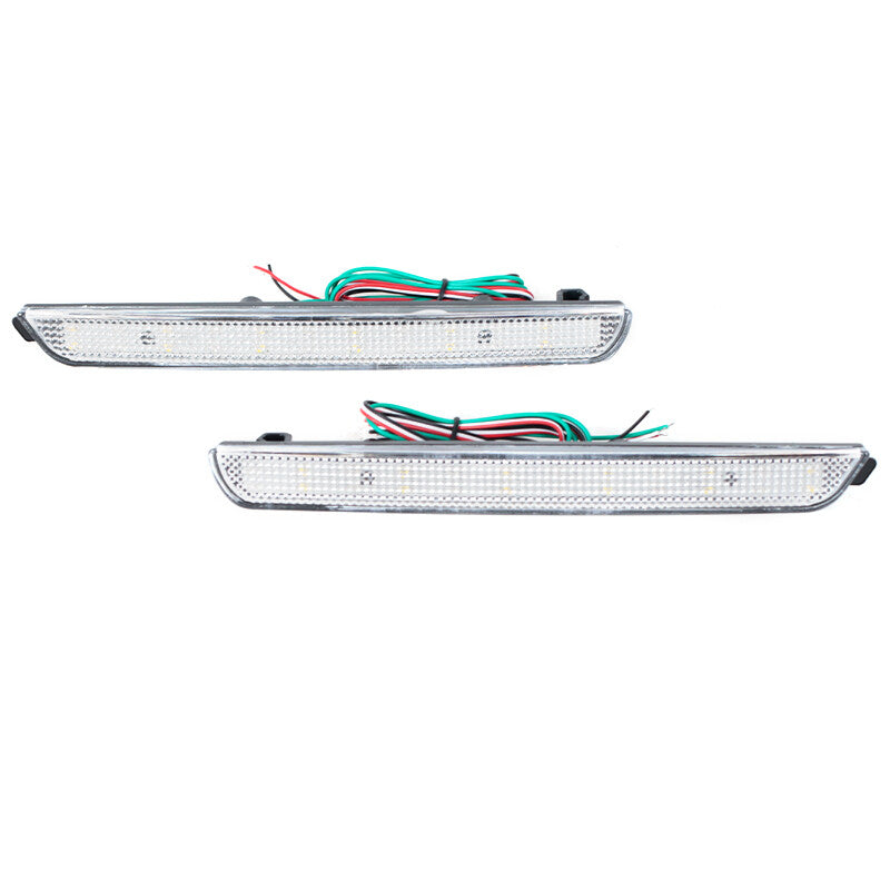 Pair of 24 LED fog lights, rear reflectors, running car headlights for Mazda 3 2004-2009