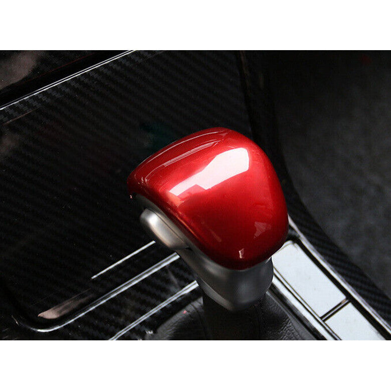 for Kia Forte 2019-2021 Red interior Central Console Gear Shift Knob cover Trim